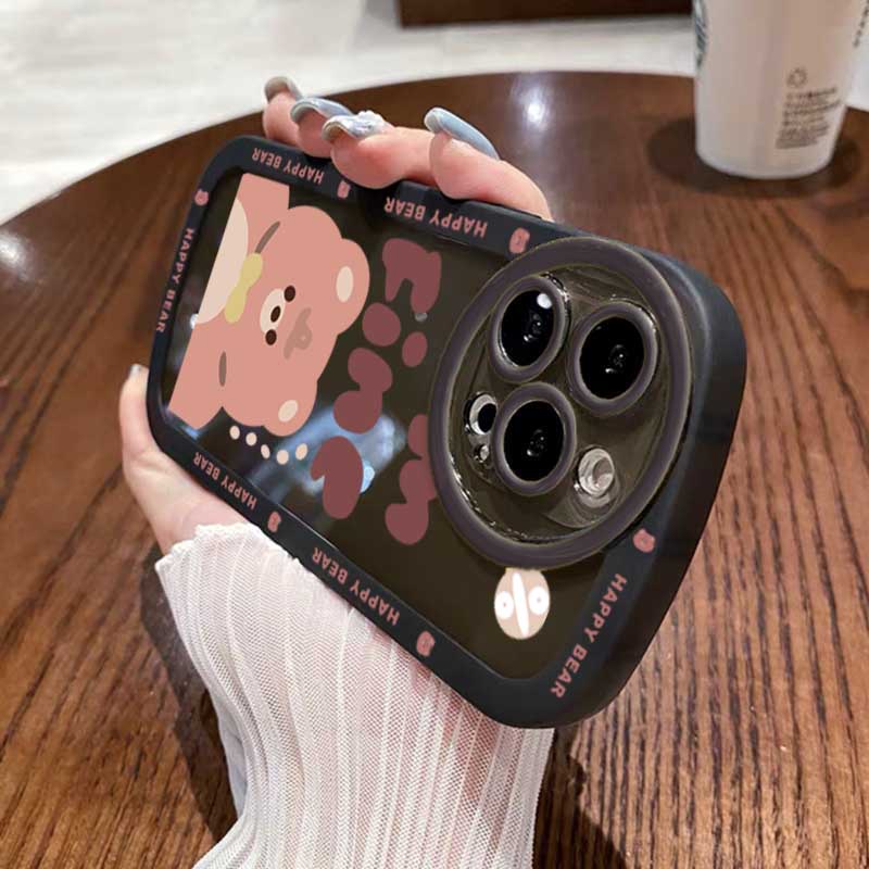 Casing Silikon Redmi Note 11S 11 Pro 10c 10A 9C 9T 9A Note 10 5G 10S 9S 8 Pro 7 Poco M3 X3 Pro NFC Motif Beruang Lucu