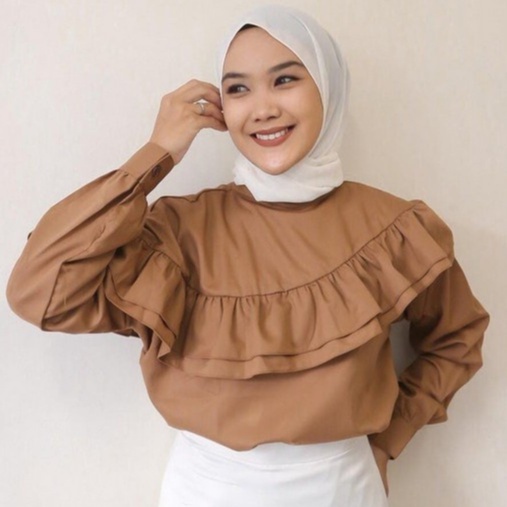 17Wear Blouse Wanita Terbaru Korea Baju Atasan Wanita Terbaru Narina