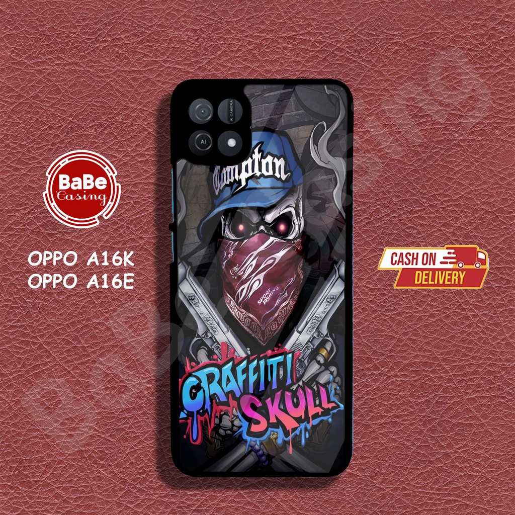 Case OPPO A16K A16E Casing OPPO A16K A16E case GRAFITY Case hp kondom hp case aesthetic case anime c