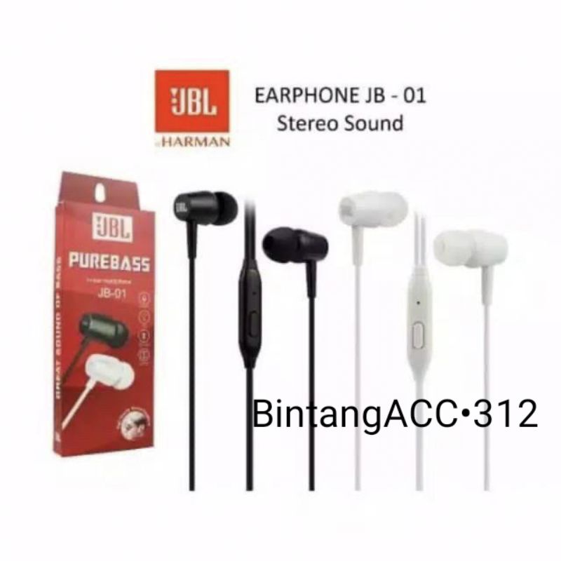 Headset JBL PURE BASS (JB-01)