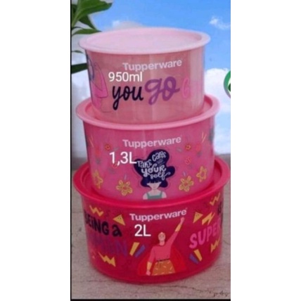 power canister tupperware / toples set tupperware