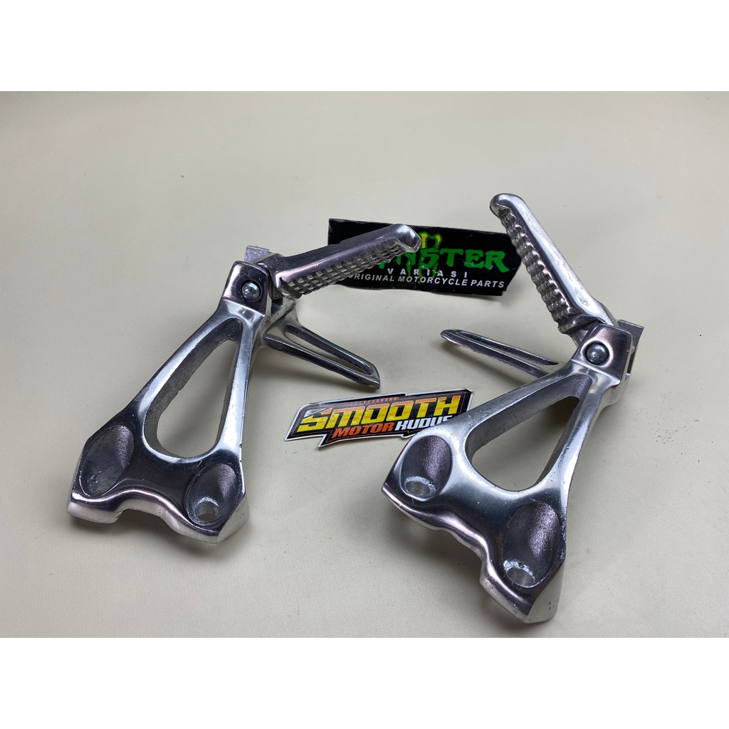 Postep Sonic 150R Step Sonic Footstep Sonic Belakang Satu Set Varian Warna Silver Polish PNP Untuk M