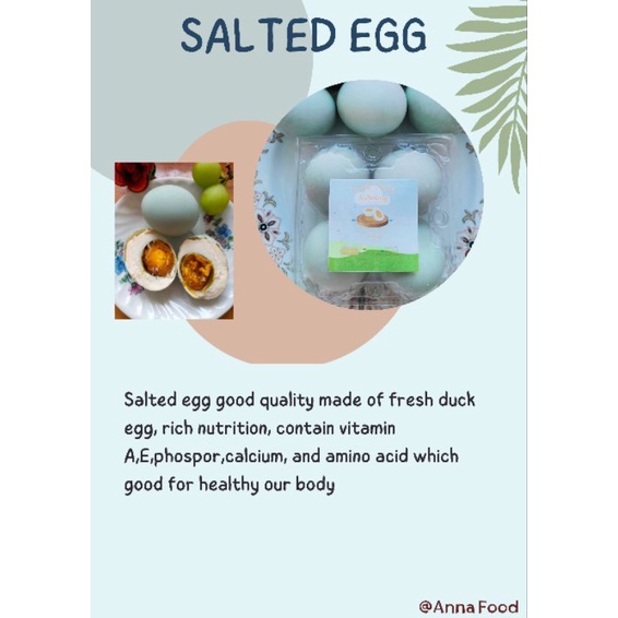

Telur Asin/Salted Egg