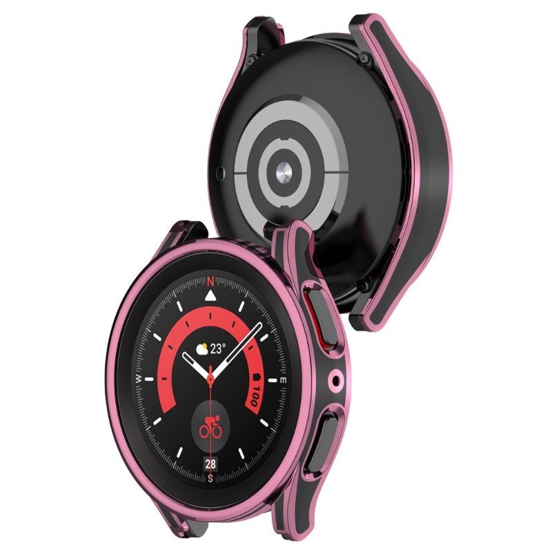 Btsg Casing Pelindung All-Around Case Anti Gores Bumper Cover Untuk Watch5/Watch4/Pro