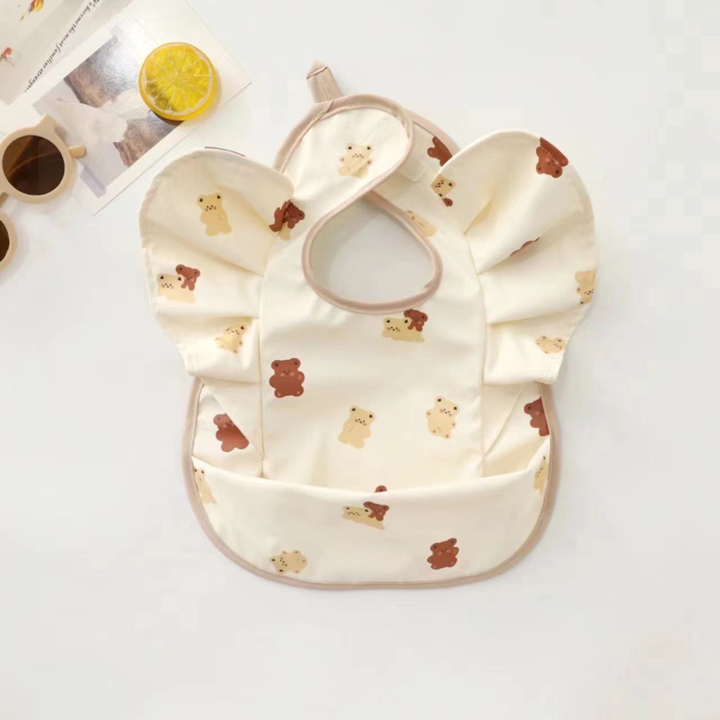 BIANCA - BEAR SERIES Bibs Anak / Slabber Anak Angel Wings PREMIUM DENMARK