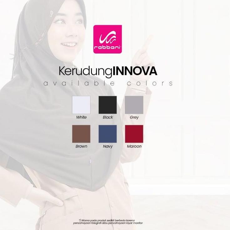 KMJ.18Oc22ᵞ ‑ Jilbab Rabbani Hijab Instant Asli Innova Warna Basic Krudung Rabani Ori