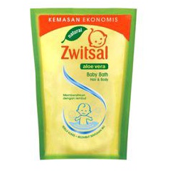 ZWITSAL BABY BATH Pouch 450ml isi 2 free duckbil anak 2 pcs