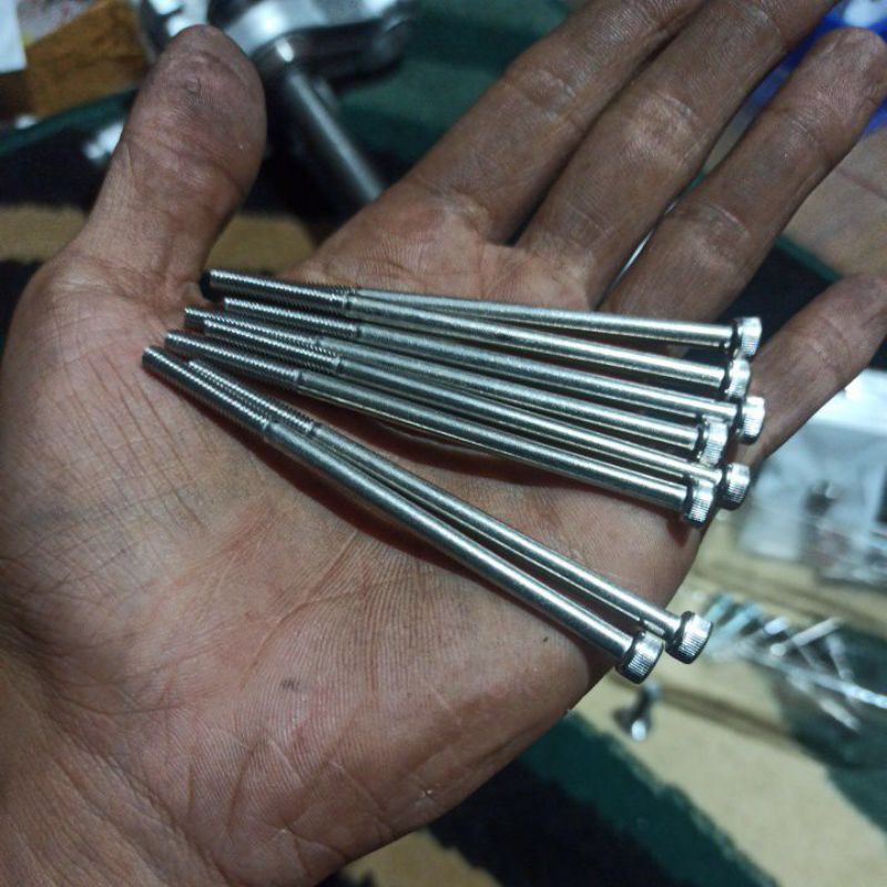 Baut L stainless stenlis dinamo megapro tiger harga 1 pcs