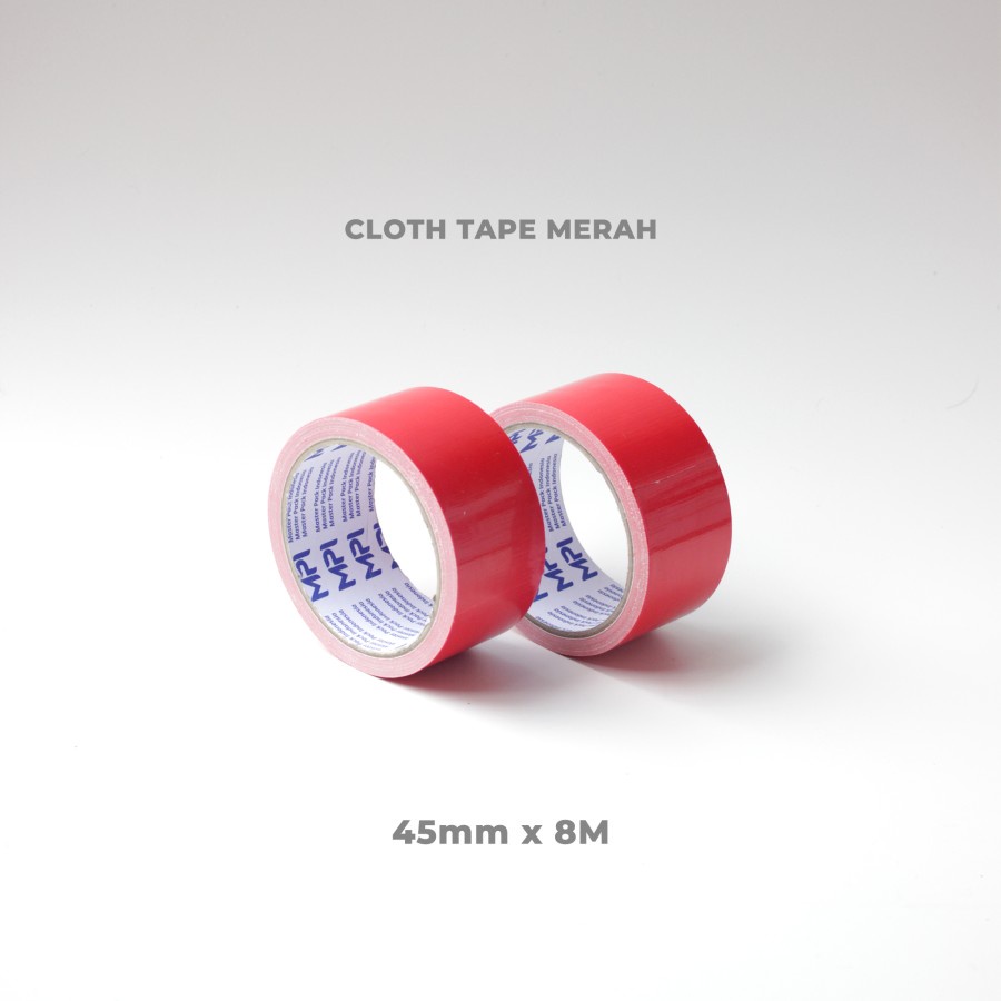 

Lakbain Kain Merah MPI 2 INCH x 8 Meter MPI - Cloth Tape