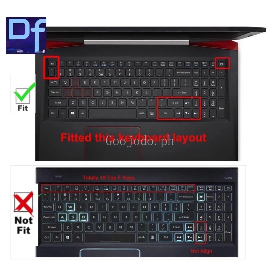 Case Pelindung Keyboard Bahan Silikon Kulit Untuk Acer Nitro 5 AN515-52 AN515-52 15.6 Inch