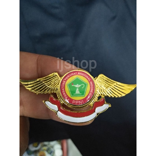 pin bros ppni model sayap merah putih