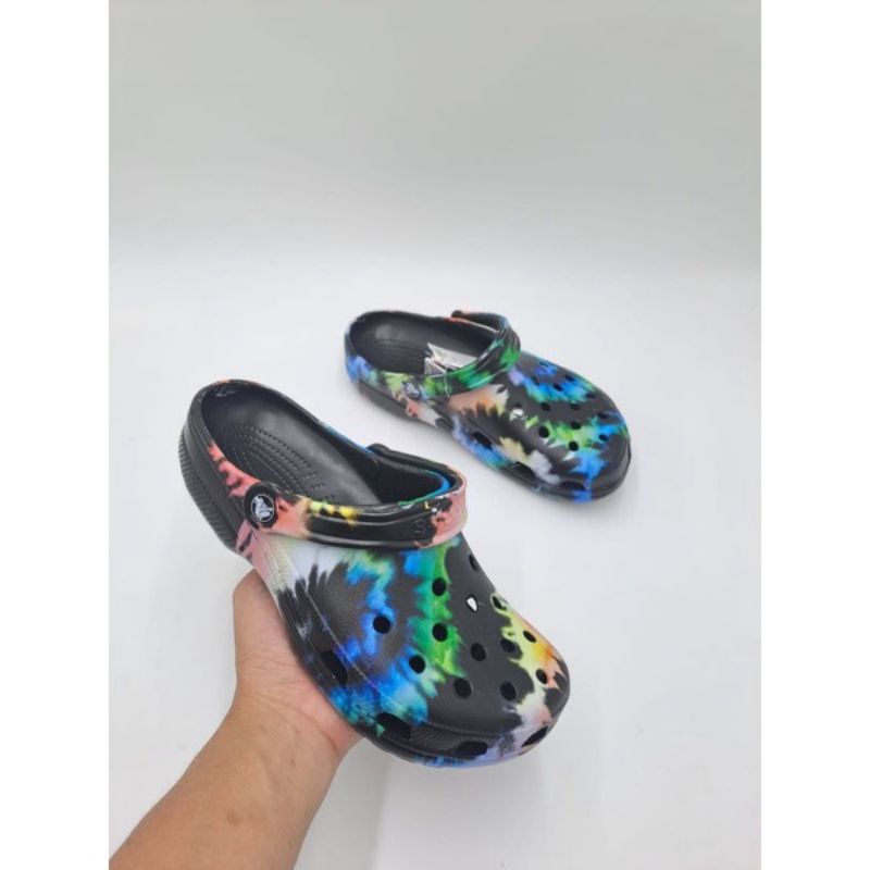 Crocs Classic Tyedye Clog unisex / Crocs Pria wanita