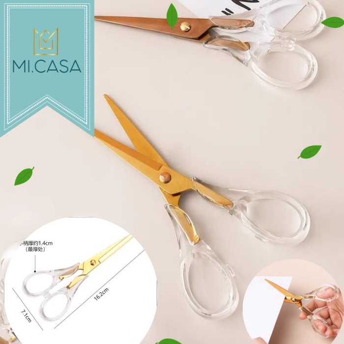

Mantap Mi.Casa- Gunting Acrylic Gold/Rose Gold Gilaa!!!
