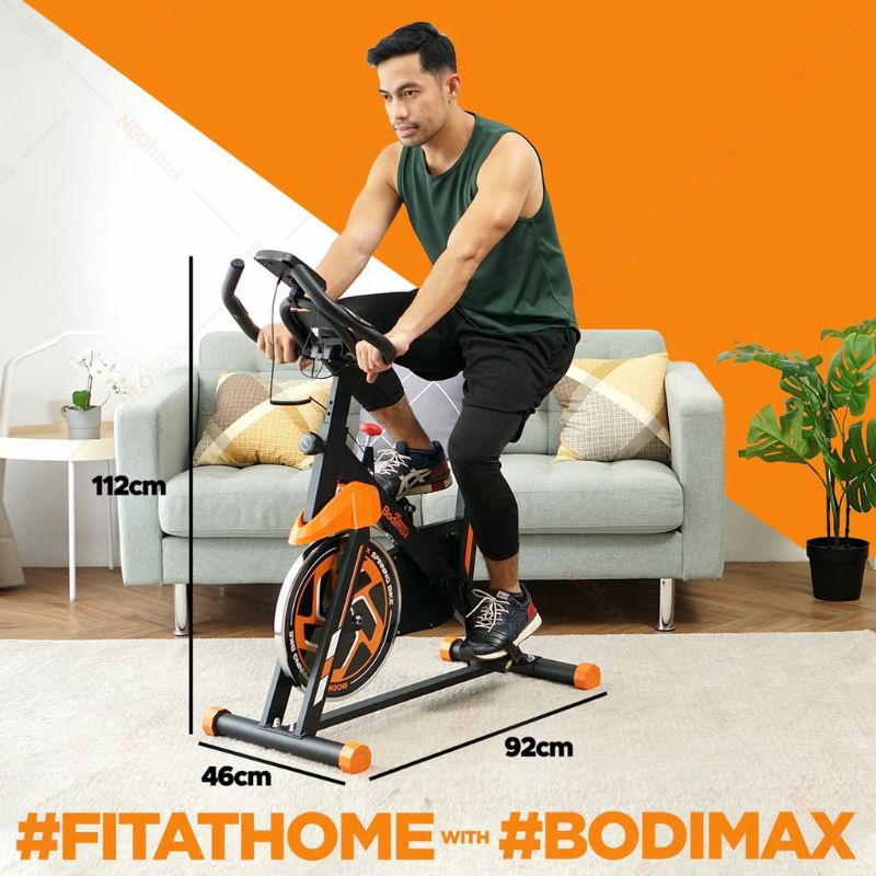 Bodimax New Spinning Bike Premium - Sepeda Statis Bodimax - Alat Fitness