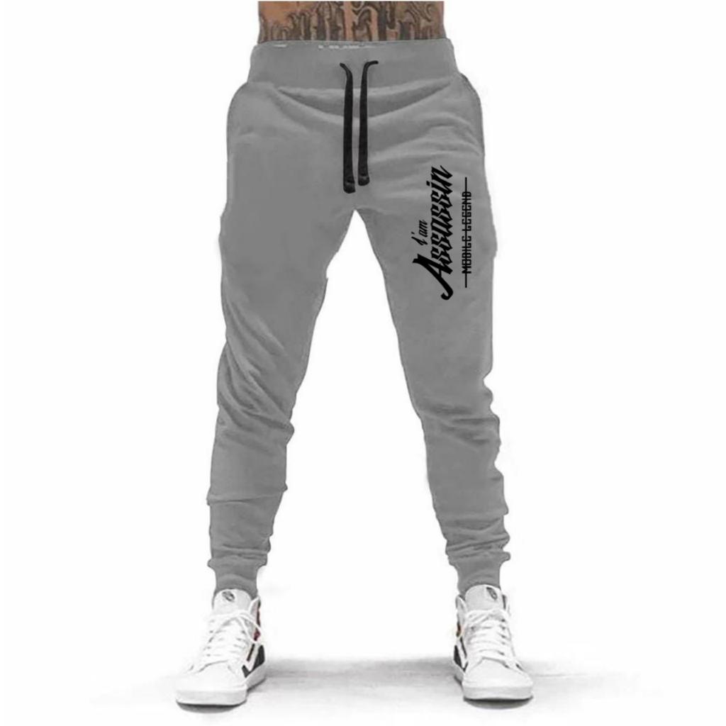 CELANA PANJANG JOGGER I AM ASSASSIN BAHAN FLEECE TEBAL / NYAMAN DIPAKAI KUALITAS BAGUS