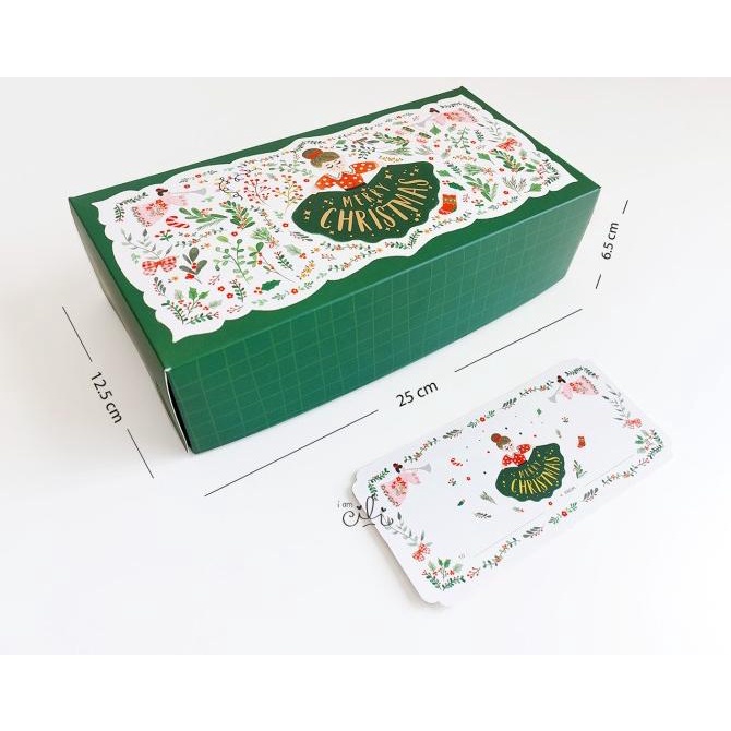 

.........] (MISTLETOE BOX) box bogul / 2 toples 250gr natal / merry christmas