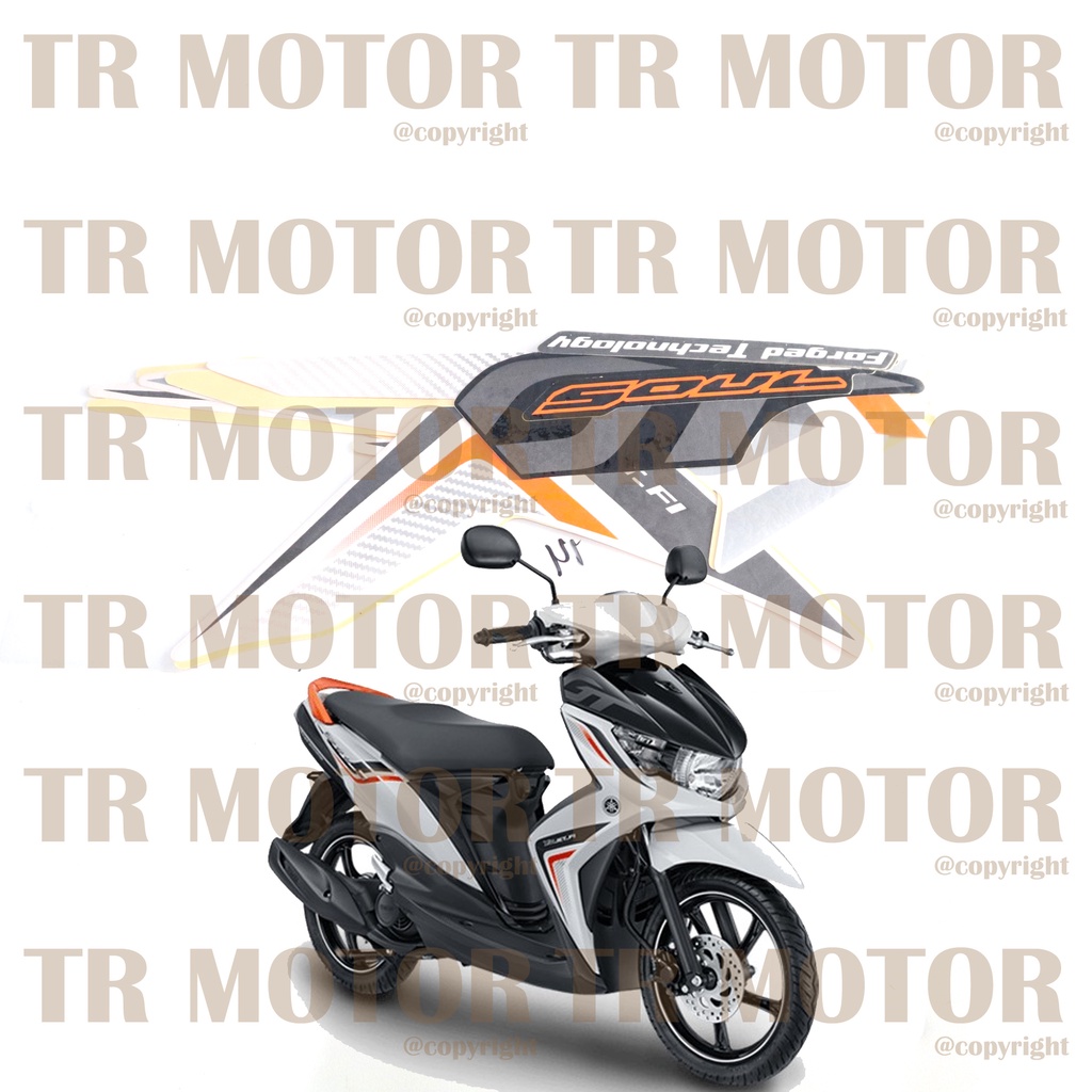 Stiker Motor Soul GT 2014 Sticker Striping Lis Full Set Motor