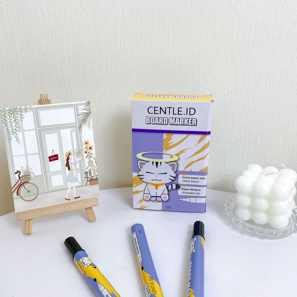 

4/ 8 / 12 PCS GROSIRAN SPIDOL WHITEBOARD MERK CENTEL . ID / SPIDOL NON PERMANEN PAPAN TULIS BISA DI HAPUS TERBARU BISA COD