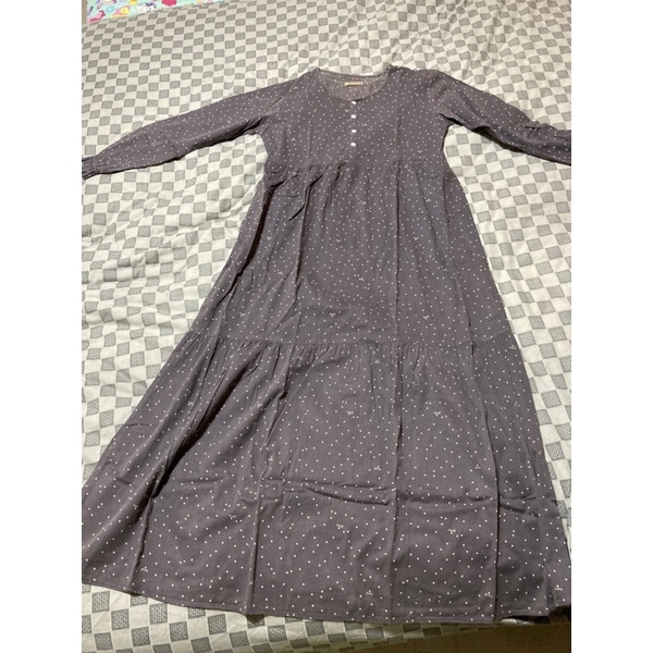 preloved ditsy punto grey