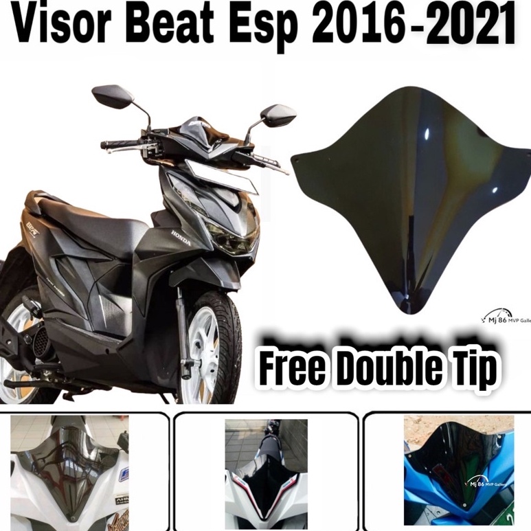 visor beat fi visor variasi beat esp 2016-2021 winshield beat esp visor beat