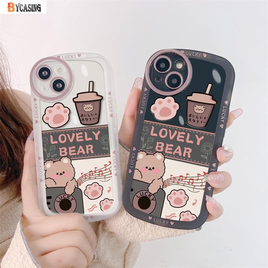 Soft Case Silikon Bening Motif Cakar Kucing Beruang Untuk iPhone 14 Pro MAX 11 13 X XR XS MAX 6 6S 7 8 Plus SE 2020