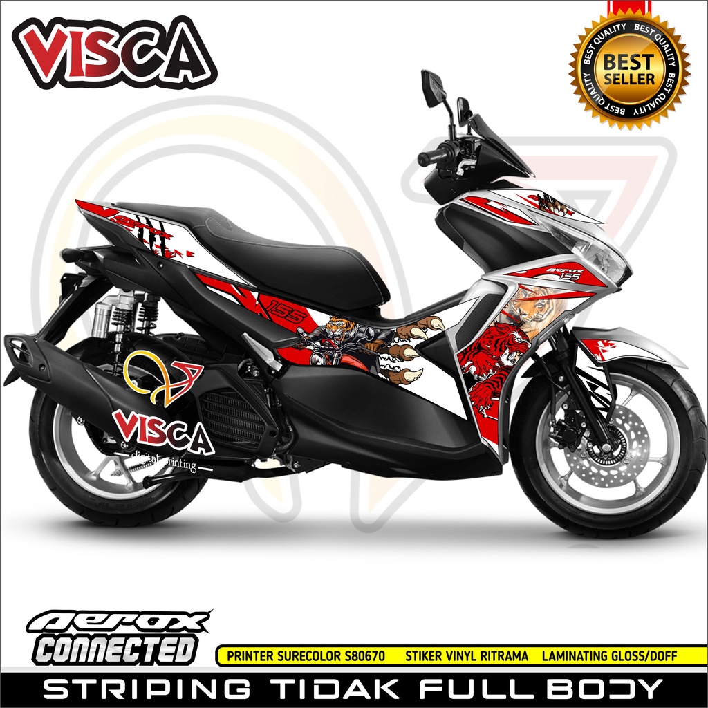Stiker Aerox 155 keren Stiker Motor Aerox Striping Aerox Striping Aerox 155 New Stiker Aerox 155 Con