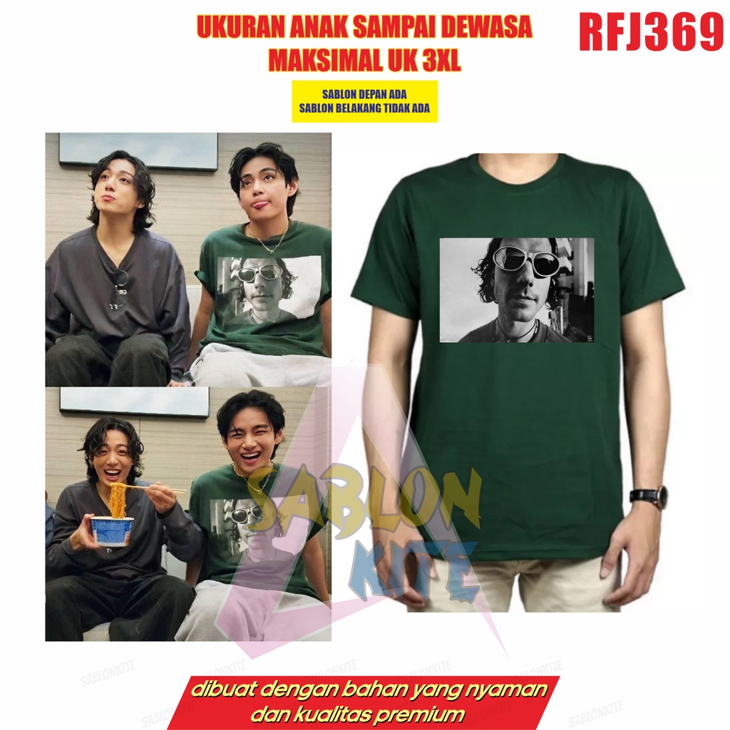 GRATIS FOTOCARD!!! KAOS TAEHYUNG RFJ369 UP TO 3XL
