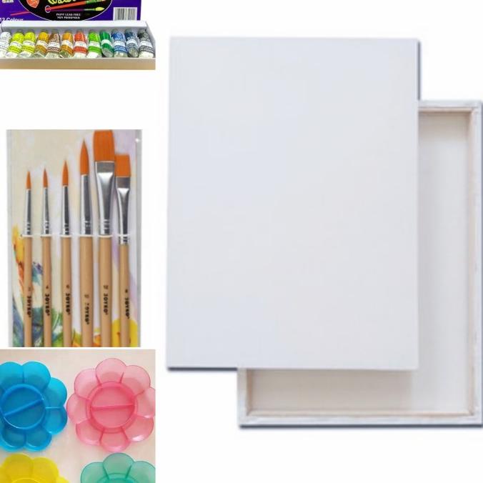

Paket Alat Lukis + Kanvas Lukis 30x10