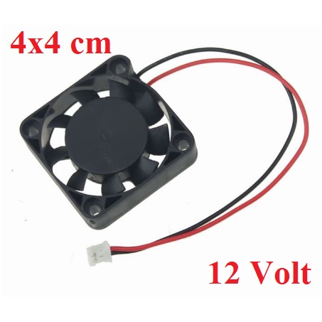 Fan Cooling Pendingin 12V DC Kipas panel Brushless 4x4 Cm BOX CCTV