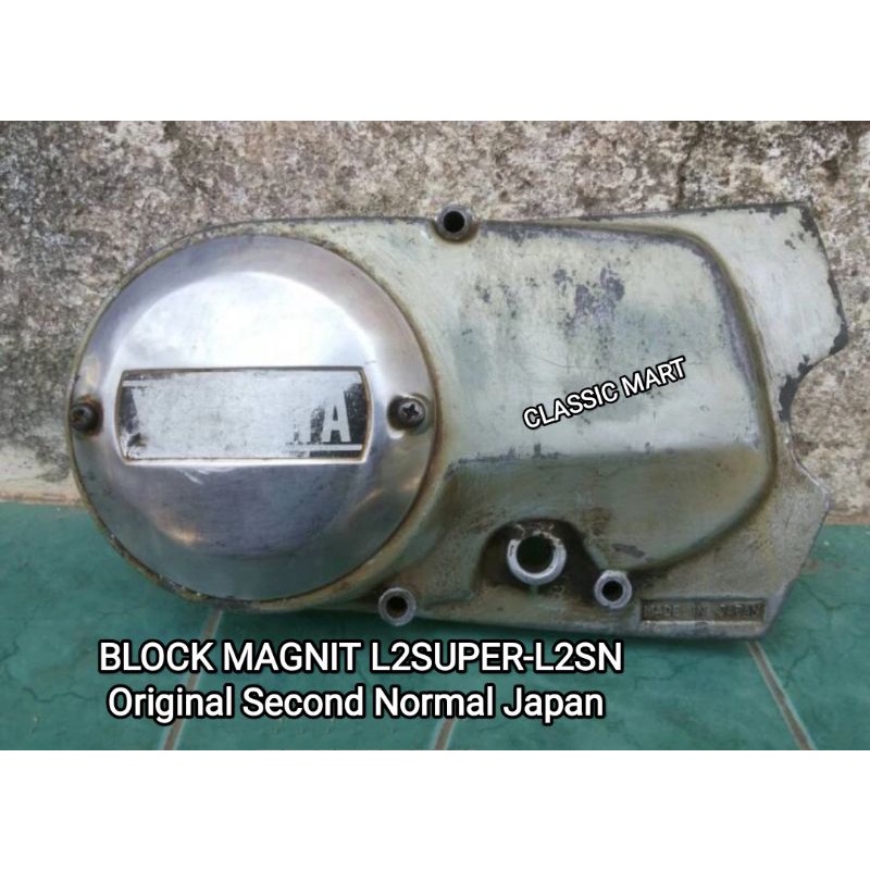 BLOK BAK MAGNET L2SN TUTUP GIR GEAR DEPAN YAMAHA L2SN L2SUPER L2 ORIGINAL