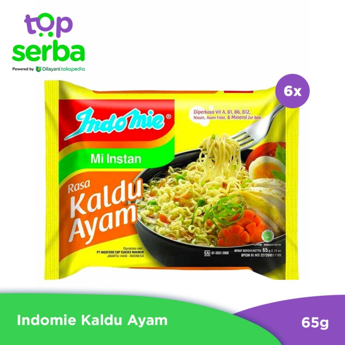 

NEW Indomie Kaldu Ayam x6