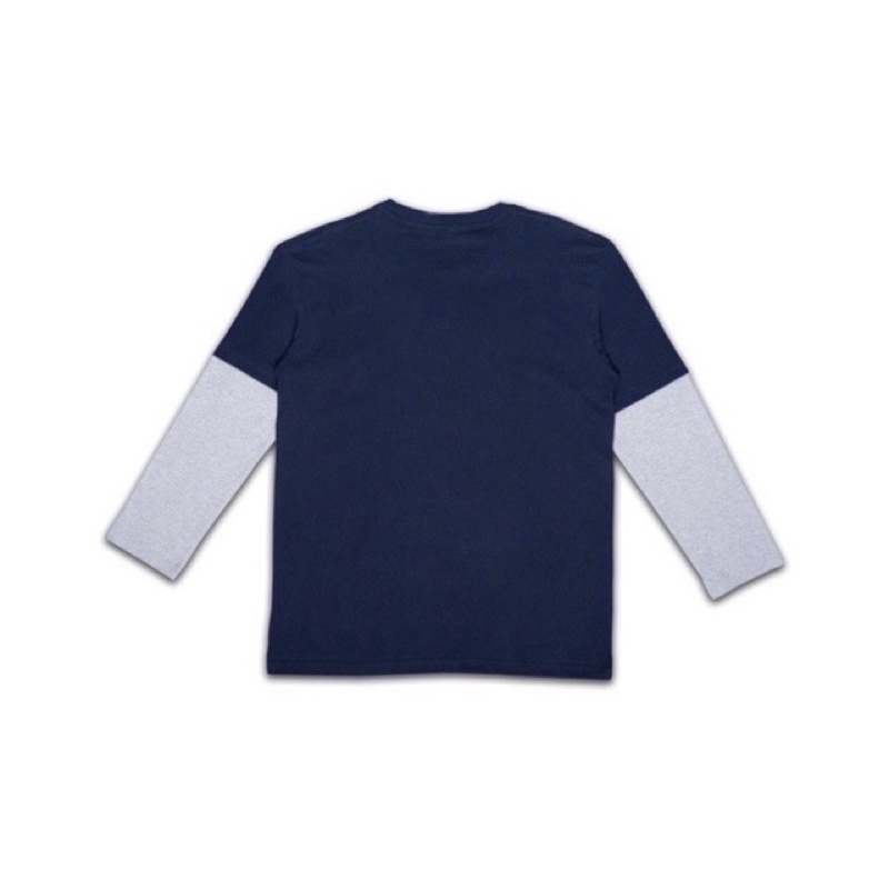 Fatgoods Kaos Lengan Panjang Pria Double Layer