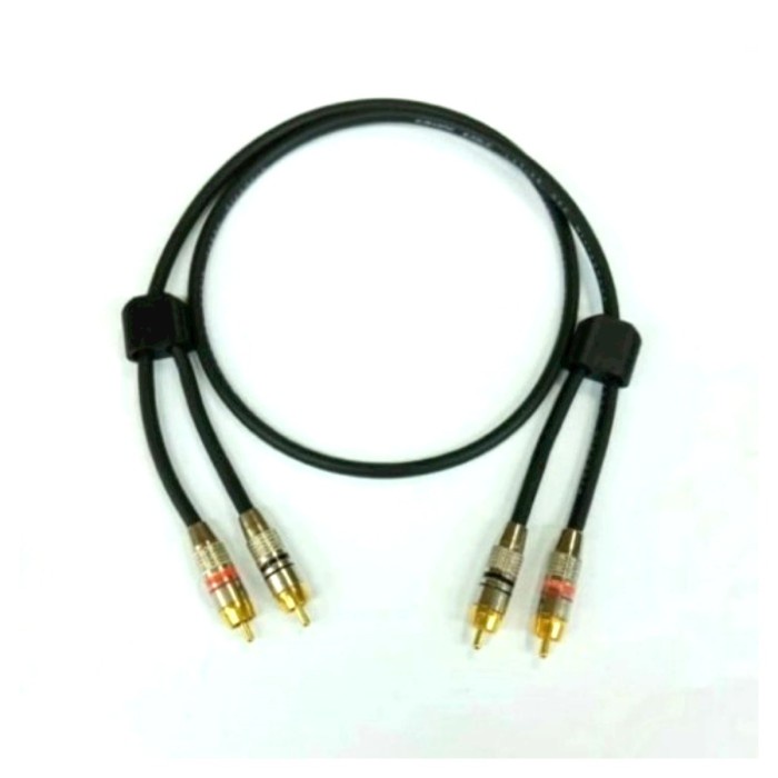 Kabel RCA 2 Jalur Pakai Kabel Canare Standard Japan 2 meter