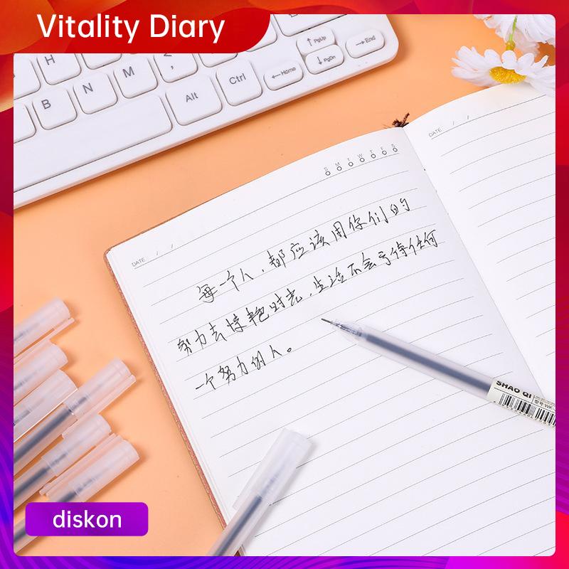 

【COD❤️】Scrub Tabung Jarum Penuh 0.5mm Kantor Alat Tulis Siswa Pena Tanda Tangan Pena Karbon Isi Ulang VDY