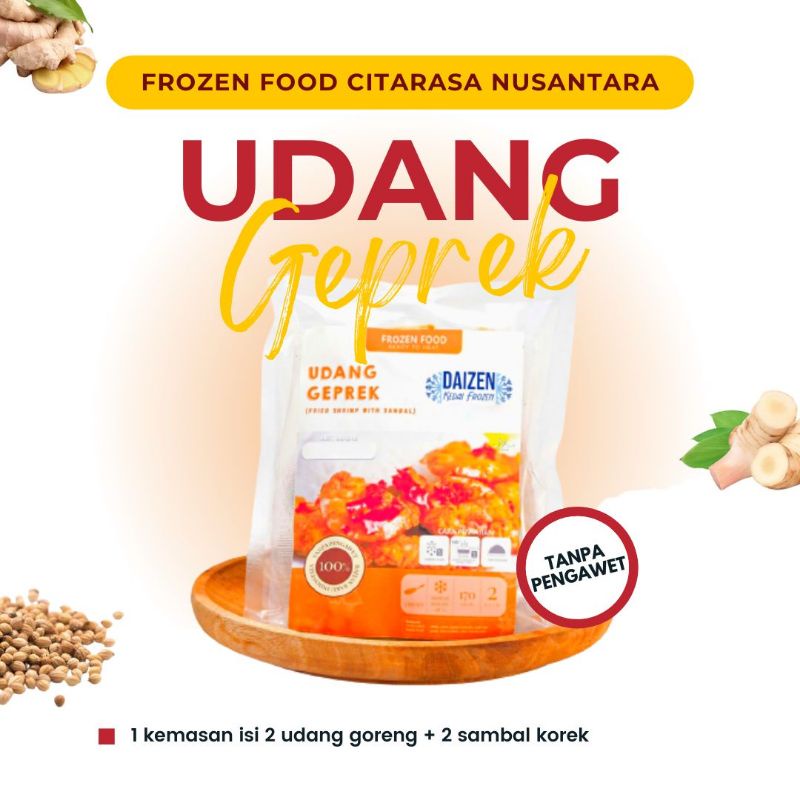 

DAIZEN udang geprek