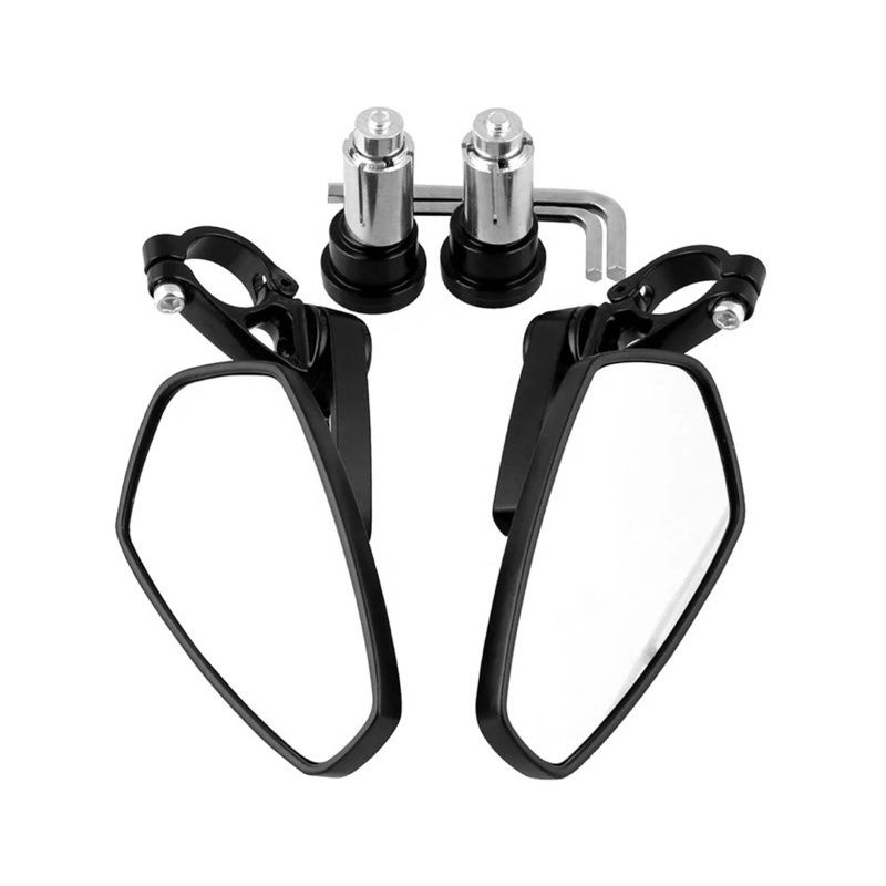 Spion Bar End Jalu Oval CNC Fleksibel Universal Motor Variasi Sporty Keren