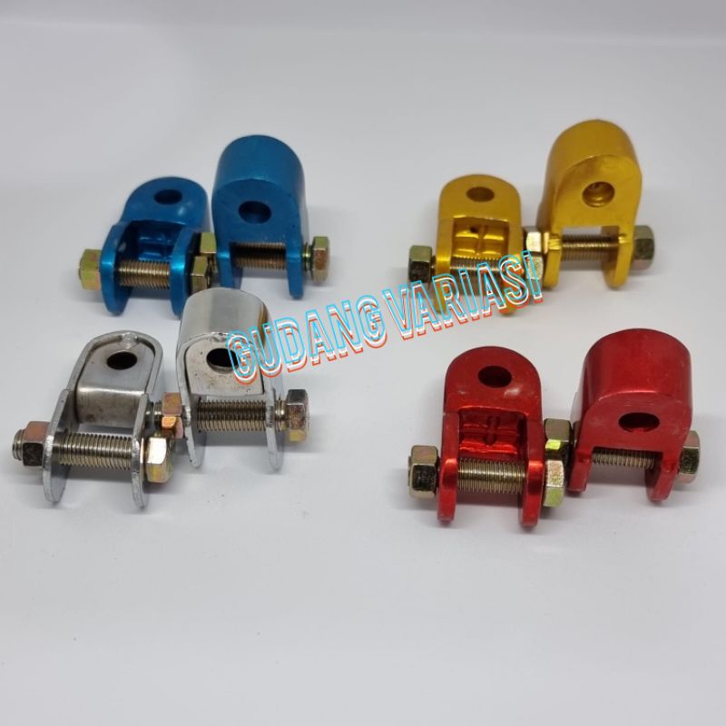 Raiser Peninggi shock Belakang PU plus baut Bebek Supra Jupiter mx Dll