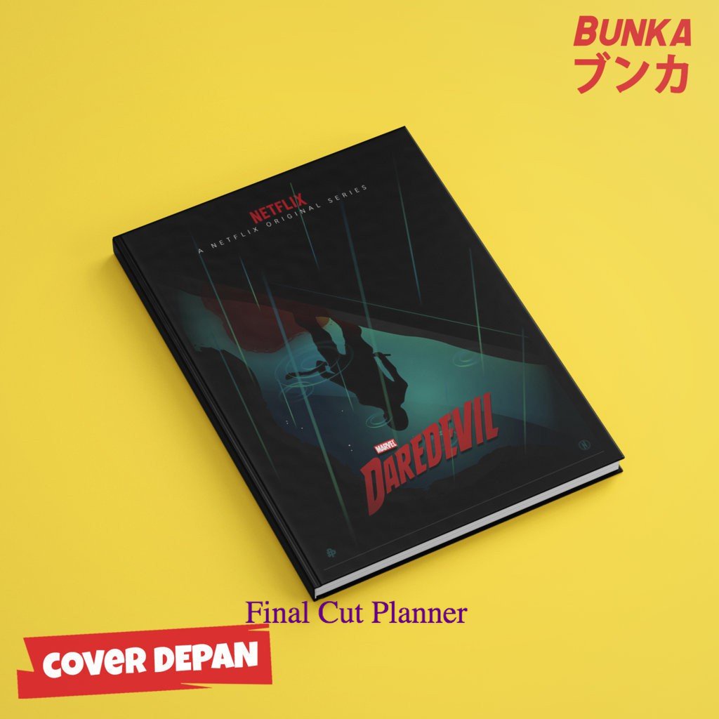 

Notebook Marvel Daredevil Hardcover A5 Buku Tulis Catatan Note Agenda Planner Jurnal .