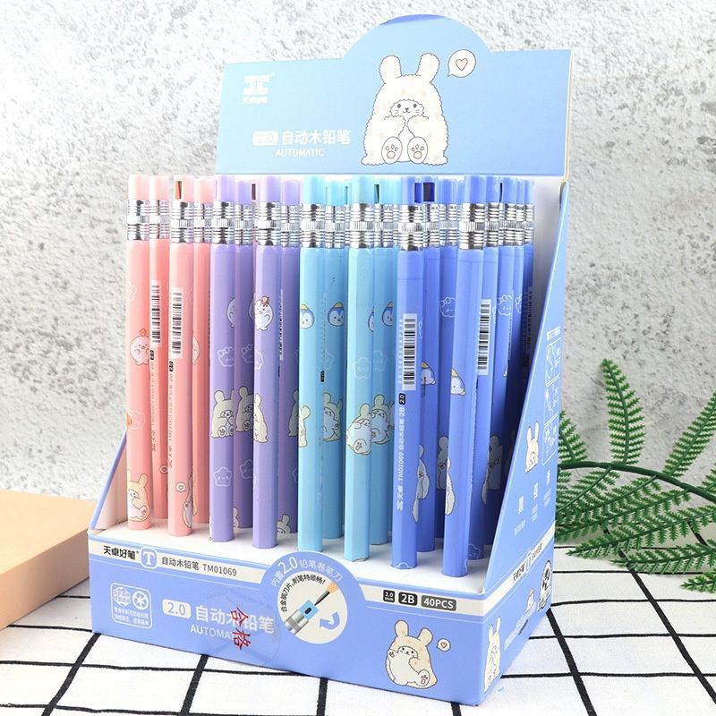 

Pensil Mekanik Cetekan 2B Pencil Cetek Isi Ulang Sumiko Bunny Jadul Avengers Kayu