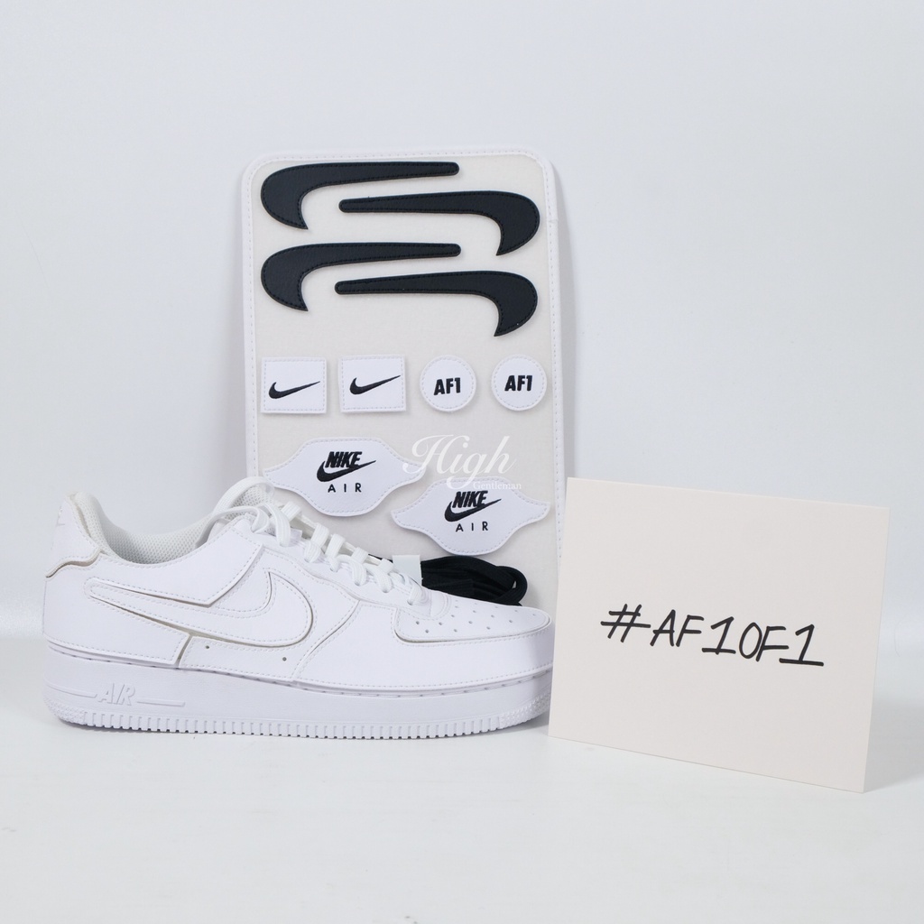 Nike Air Force 1/1 Low White Black CV1758-100 100% Authentic