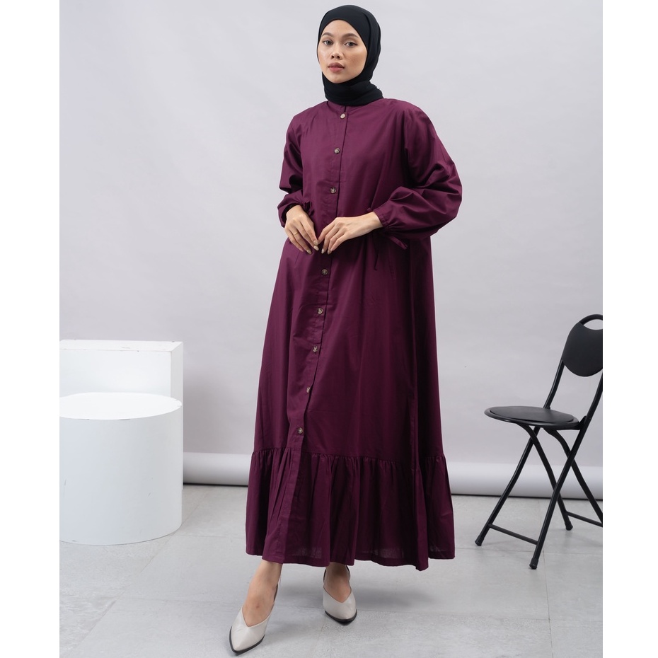 MAXI DRESS KATUN LONG LAUREN DRESS PREMIUM BTS B589 CO