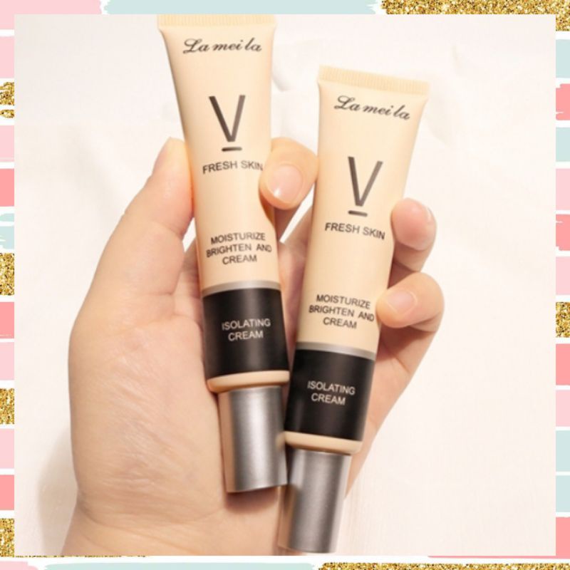 V Cream LAMEILA Original Moisturize Brighten Cream Make Up Wajah 30g Foundation Concealer Terlaris