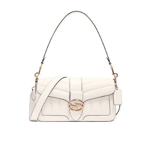 Coach Georgie Shoulder Bag With Puffy Quilting (C2801)