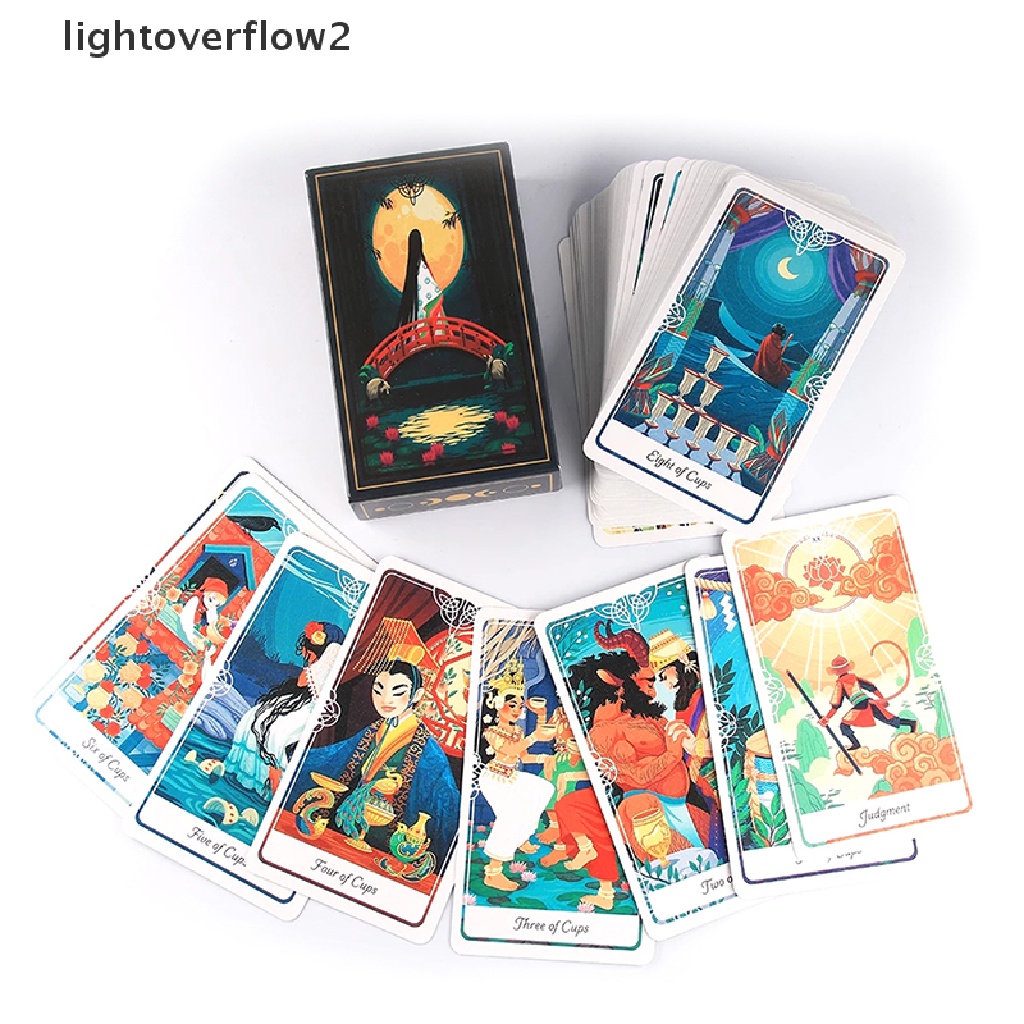 (lightoverflow2) Kartu Tarot the Divine A Deck and Guidebook Inspired by Folklore and Fairy Tales (ID)