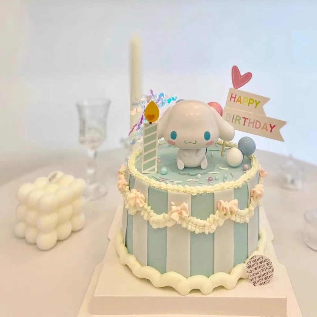 Jual Topper Boneka Cinnamoroll Dekorasi Hiasan Kue Ulang Tahun Happy Birthday Cake Bday Shopee 9893