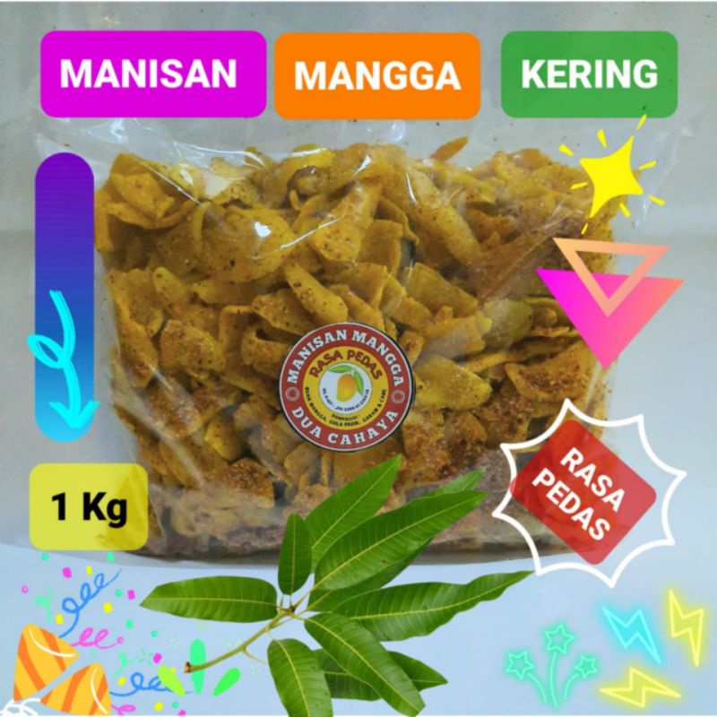 MANISAN MANGGA KERING PEDAS 1 KG