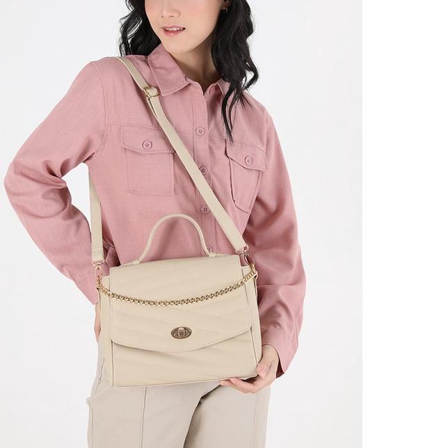 COD✔️Berrybenka - Tas Selempang Wanita Sofia Torry Quilted Sling Bag|RA6