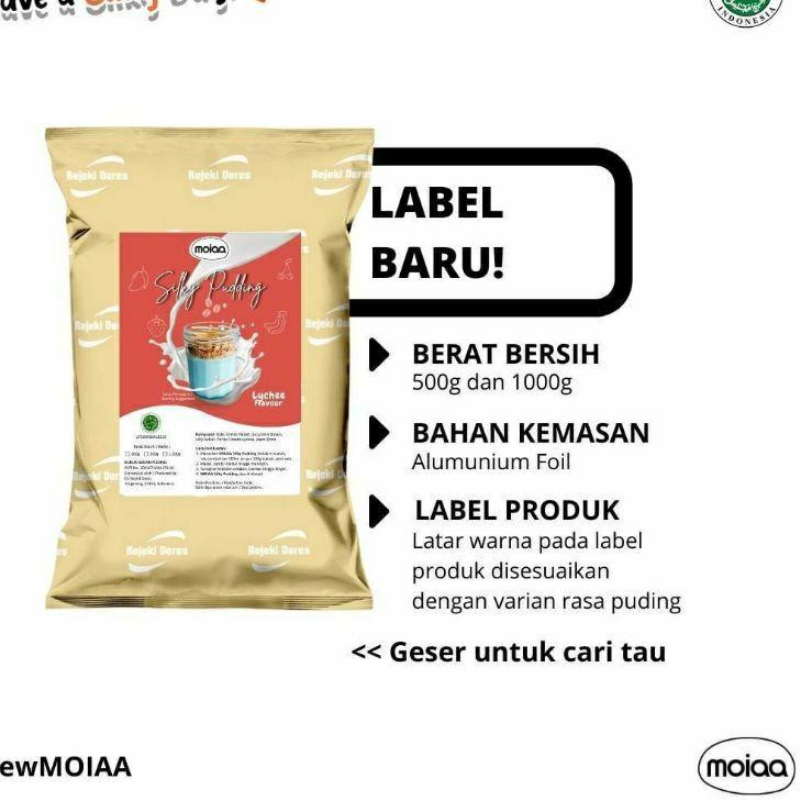 

TRXX3j3I--Moiaa 1 Kg Silky Pudding 1kg Best Seller Enak!