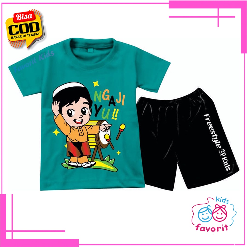 Favorit kids Setelan anak laki laki muslim 1 Tahun - 10 Tahun Baju setelan muslim anak laki laki terbaru