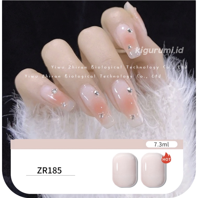 (146-226) ROSE ABOUT Kutek Naked Ice Cream UV Premium Gel Halal Cat Kuku Polish 7.3 ml KU045